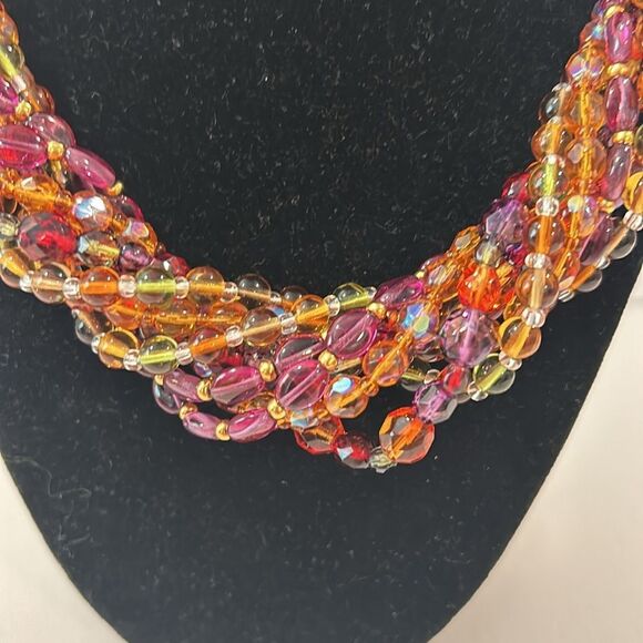 NWT Joan Rivers Czech Glass Bead Necklaces Gold
Tone Clasp Signed Vintage - Picture 2 of 12